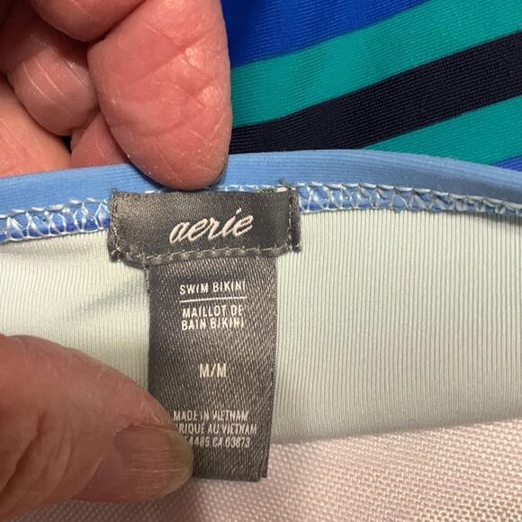 Aerie two-piece bikini size small top and medium bottom.  Worn once - Picture 6 of 7